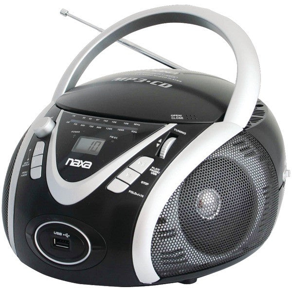 Naxa Npb246 Portable Cd/mp3 Player With Am/fm Radio