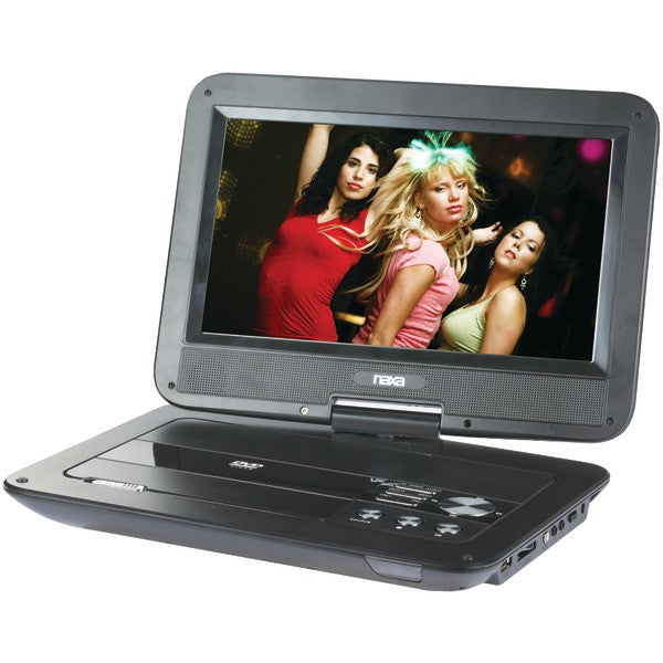 Naxa Npd1003 10" Tft/lcd Swivel-screen Portable Dvd Player