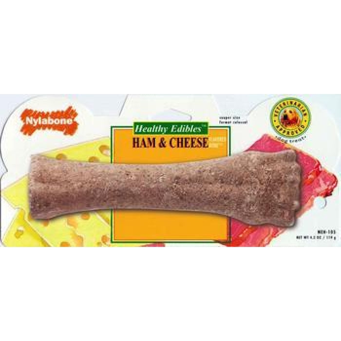 Nylabone Neh105 Healthy Edible Souper Bone Ham And Cheese