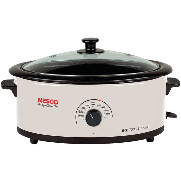 Nesco/american Harvest 4816-14-30 6-quart Nonstick Roaster Oven (ivory)
