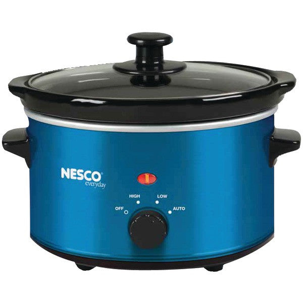 Nesco/american Harvest Sc-150b 1.5-quart Oval Slow Cooker (metallic Blue)