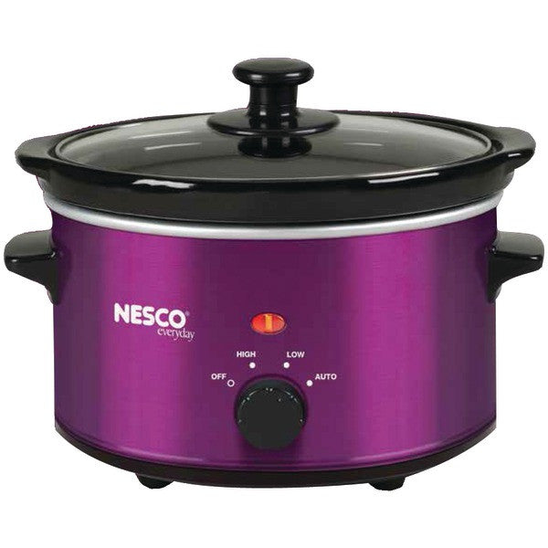 Nesco/american Harvest Sc-150v 1.5-quart Oval Slow Cooker (metallic Purple)