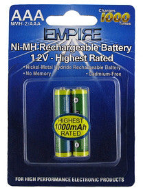 UPC 009322001092 product image for Empire Scientific NMH-2/AA 2Aa Nimh Rechargeable Per Card | upcitemdb.com