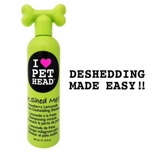 Pet Head Ph10114 De Shed Me Miracle Deshedding Shampoo Strawberry Lemonade 12oz