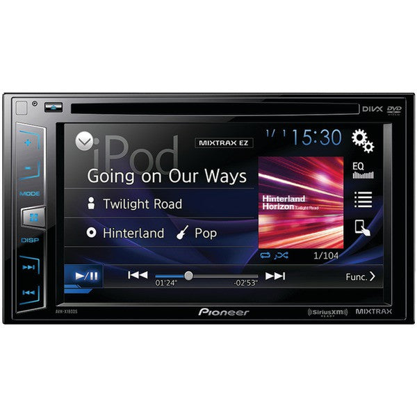 Pioneer Avh-x1800s 6.2" Double-din In-dash Dvd Receiver With Siri Eyes Free, Siriusxm Ready, Spotify & Appradio One