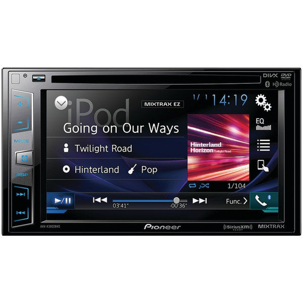 Pioneer Avh-x2800bs 6.2" Double-din In-dash Dvd Receiver With Bluetooth, Siri Eyes Free, Siriusxm Ready, Spotify & Appradio One