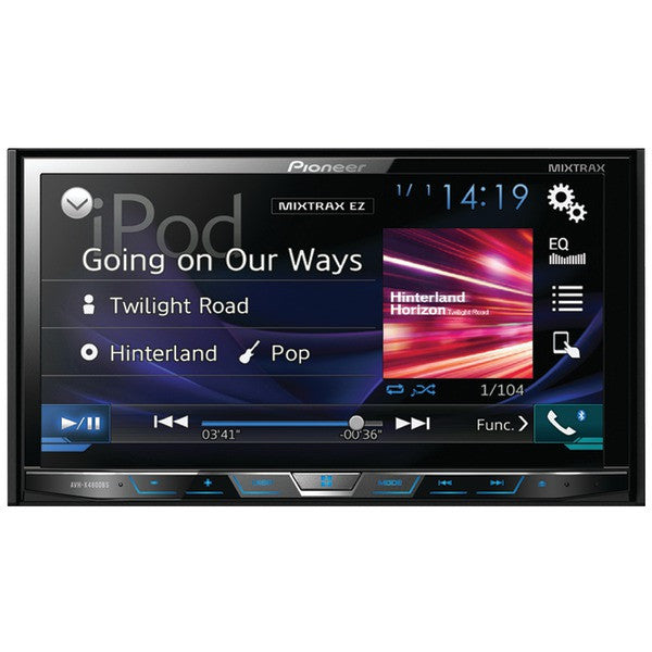 Pioneer Avh-x4800bs 7" Double-din In-dash Dvd Receiver With Motorized Display, Bluetooth & Siriusxm Ready