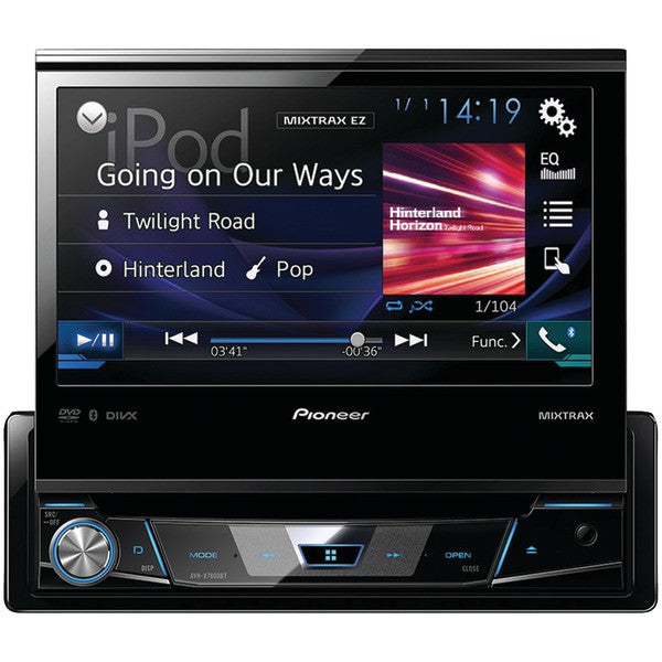 Pioneer Avh-x7800bt 7" Single-din In-dash Dvd Receiver With Flip-out Display, Bluetooth, Siri Eyes Free, Spotify & Appradio One