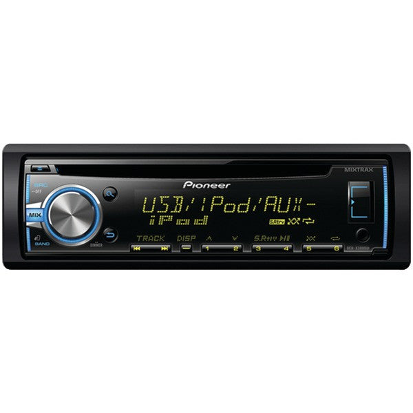 Pioneer Deh-x3800ui Single-din In-dash Cd Receiver With Mixtrax, Usb, Pandora Internet Radio Ready, Android Music Support With Aoa 2.0 & Color Customi
