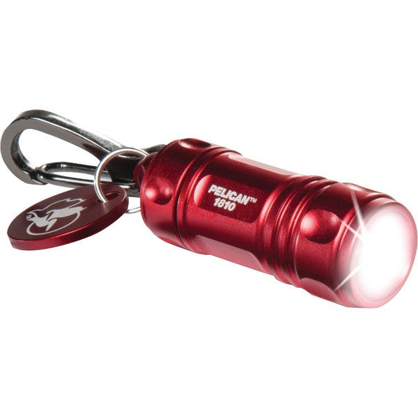Pelican 018100-0100-170 16-lumen Progear 1810 Led Keychain Flashlight (red)