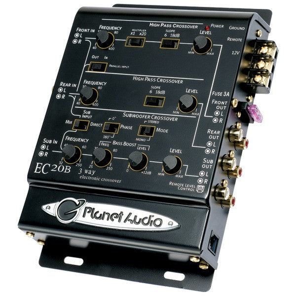 Planet Audio Ec20b 3-way Electronic Crossover