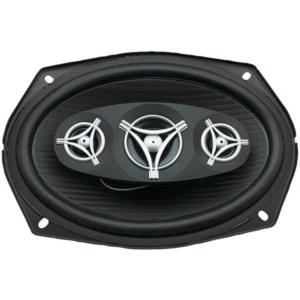 Power Acoustik Ef-694 Edge Series Coaxial Speakers (6" X 9", 4 Way, 800 Watts Max)