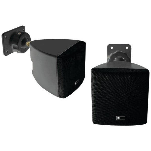 Pure Acoustics Ht770 Bl Mini Cube Speaker With Wall Bracket (black)