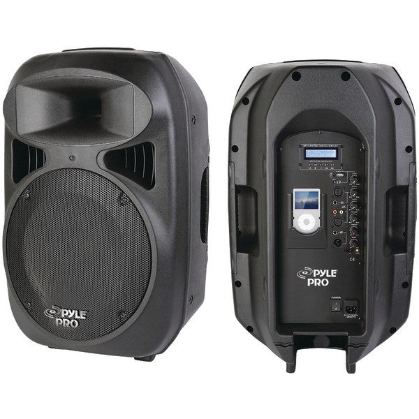 Pyle Pphp1299ai 2-way Full-range Powered Loudspeaker System With Built-in Ipod Dock (12