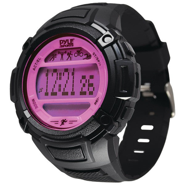 Pyle Sports Past44pn Multifunction Activity Watch (pink)
