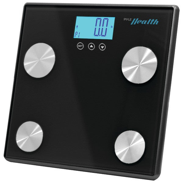 Pyle Sports Phlscbt4bk Bluetooth Digital Weight & Personal Health Scale With Wireless Smartphone Data Transfer (black)