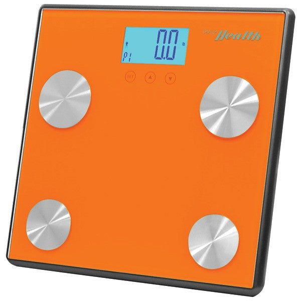 Pyle Sports Phlscbt4or Bluetooth Digital Weight & Personal Health Scale With Wireless Smartphone Data Transfer (orange)