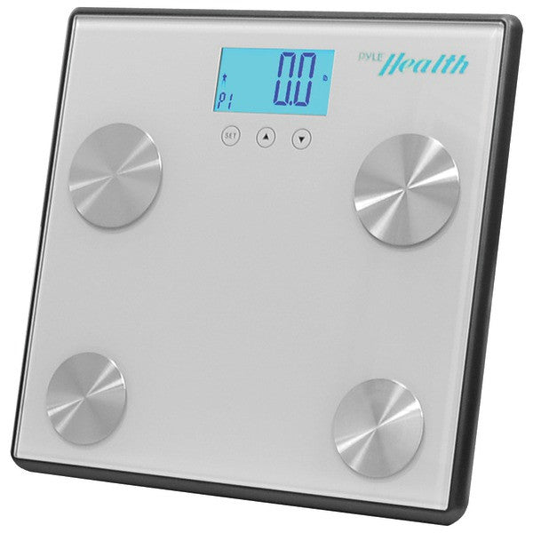 Pyle Sports Phlscbt4sl Bluetooth Digital Weight & Personal Health Scale With Wireless Smartphone Data Transfer (gray)
