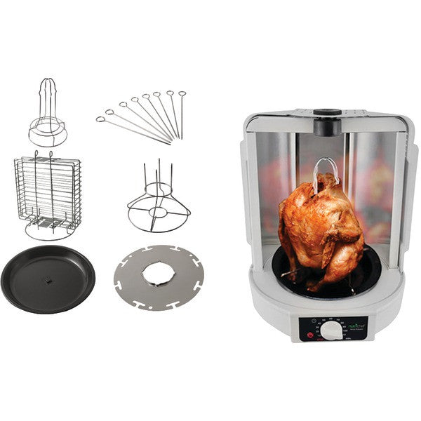 Pyle Home Pkrt15 Nutrichef Vertical Countertop Rotisserie Rotating Oven