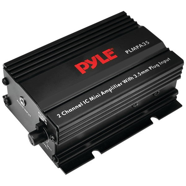 Pyle Plmpa35 300-watt 2-channel Mini Class Ab Amp With 3.5mm Input