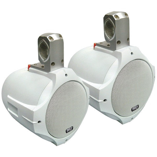 Pyle Plmrw65 Hydra Series 2-way Wakeboard Speakers (6.5", 200 Watts, White)
