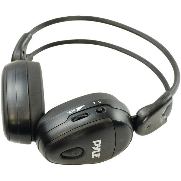 Pyle Plvwh1 In-car Ir Dual-channel Wireless Stereo Headphones Compatible For In-vehicle A/v Use