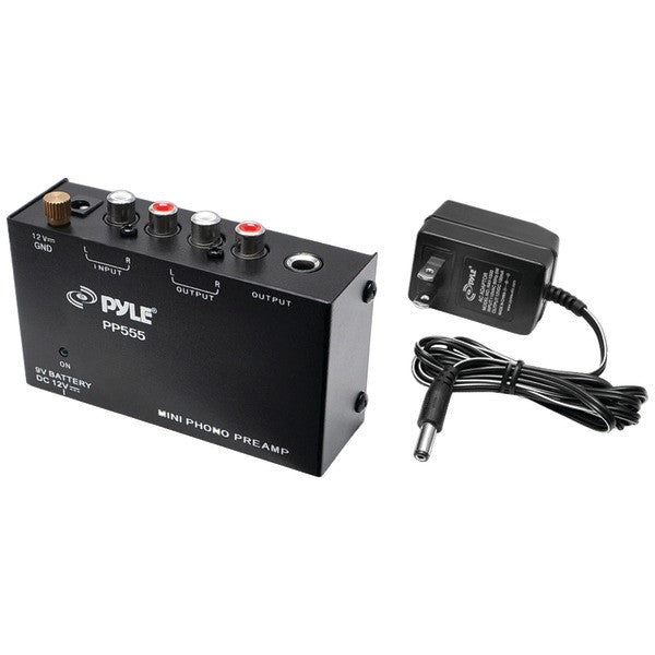 Pyle Pp555 Ultracompact Phono Turntable Preamp