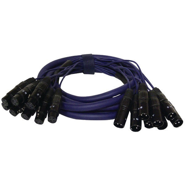 Pyle Ppsn811 8-channel Snake Cable, 10ft