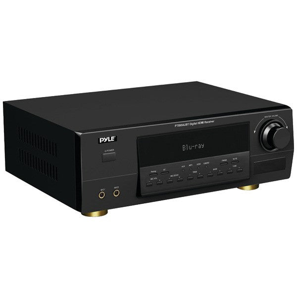 Pyle Pt595aubt Bluetooth 5.1-channel 350-watt Hdmi Digital Amp With Receiver