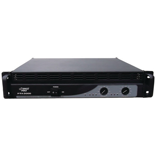 Pyle Pta3000 Professional Power Amp (3,000 Watt With Built-in Crossover)