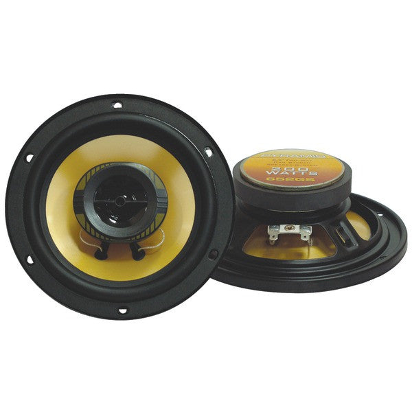 Pyramid Car Audio 652gs Yellow Label Series 2-way Speakers (6.5", 200 Watts)