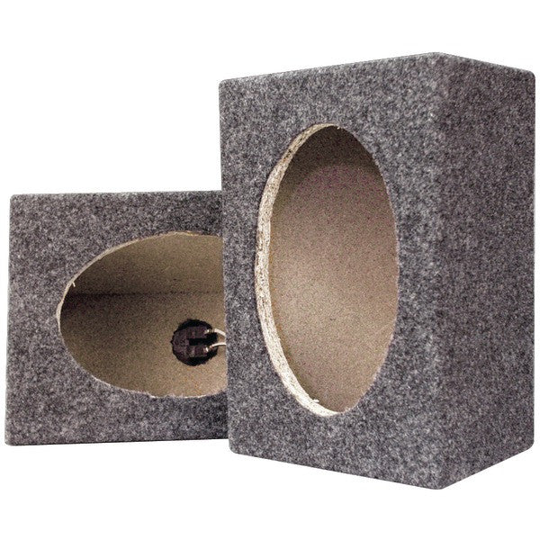 Pyramid Car Audio Pmb69mt 6" X 9" Carpeted Speaker Cabinets