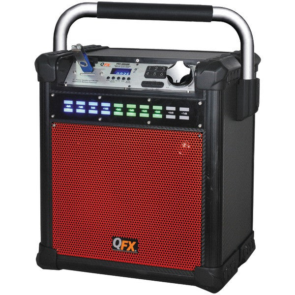 Qfx Pbx-508100 Red Bluetooth All-weather Party Speaker (red)