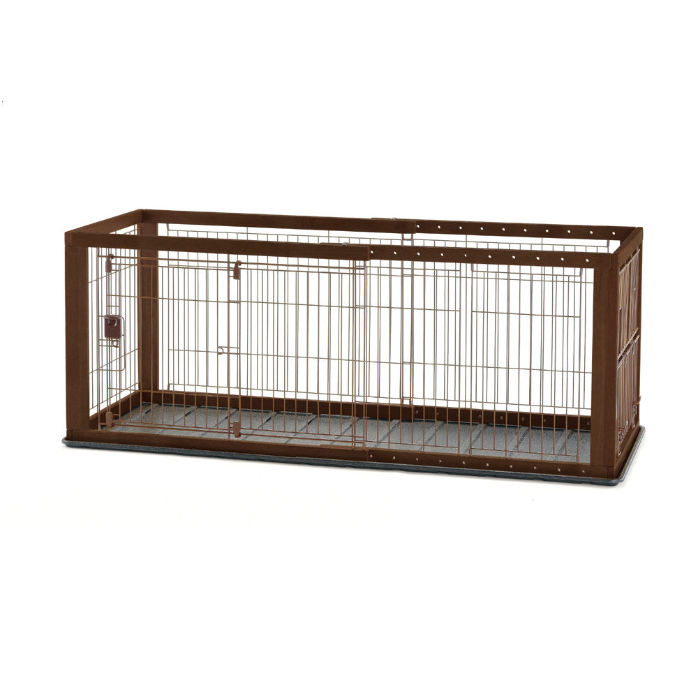 Richell R94920 Expandable Pet Crate With Floor Tray