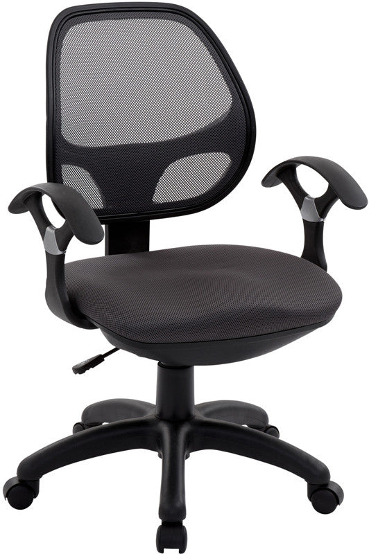Techni Mobili Rta-0097m-bk Midback Mesh Task Office Chair. Color: Black