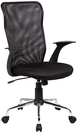 Techni Mobili Rta-4811-bk Medium Back Mesh Assistant Office Chair. Color: Black