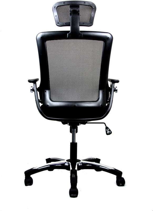 Techni Mobili Rta-802h-bk Modern High Back Mesh Executive Office Chair With Headrest. Color: Black
