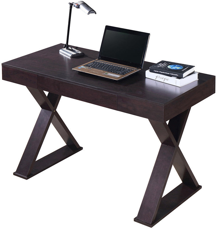 Techni Mobili Rta-8406-es Trendy Writing Desk With Drawer. Color: Espresso