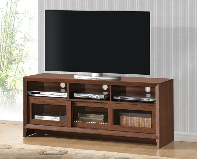 Techni Mobili Rta-8811-hry Modern Tv Stand With Storage For Tvs Up To 65" . Color: Hickory