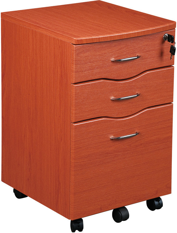 Techni Mobili Rta-s07-dh33 Rolling Storage And File Cabinet. Color: Dark Honey