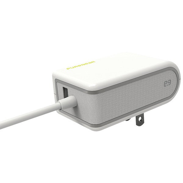 Puregear 10871vrp Usb-a To Usb-c Travel Wall Charger (white)