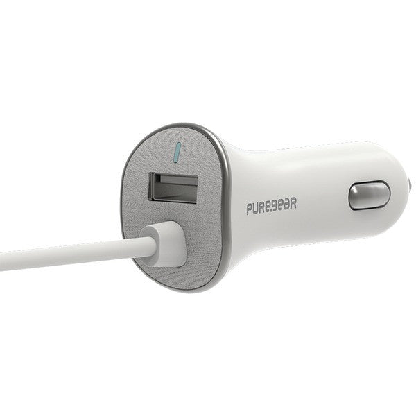 Puregear 10875vrp Usb-a To Usb-c Car Charger (white)