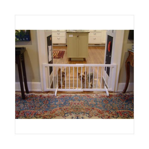 Cardinal Gates Sg-1-wh Step Over Free Standing Pet Gate