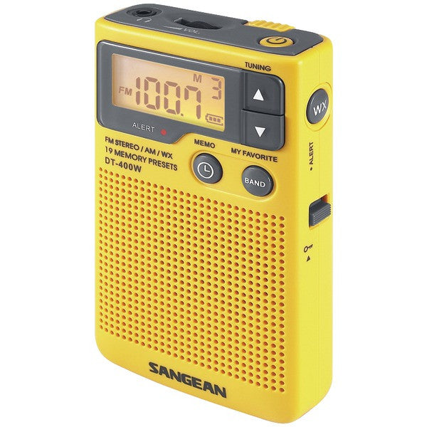 Highside Chemicals Dt-400w Digital Am/fm Pocket Radio With Weather Alert