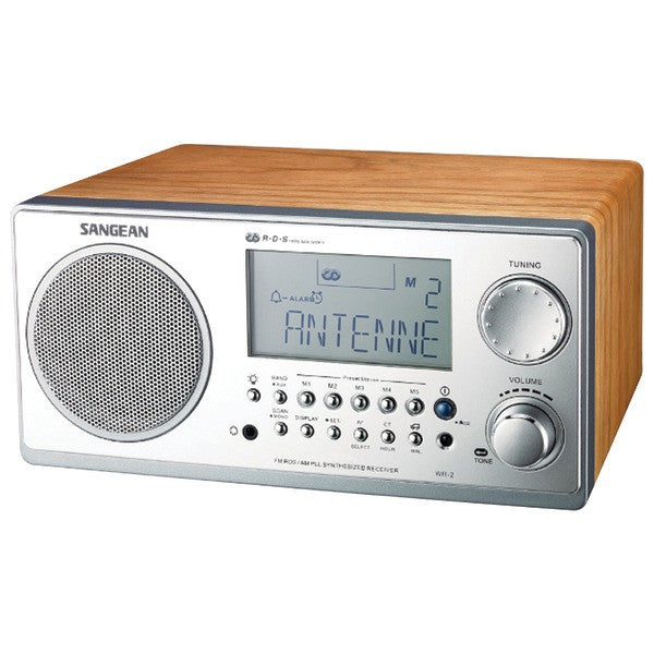 Highside Chemicals Wr2wal Digital Am/fm Stereo System With Lcd & Alarm Clock (walnut)