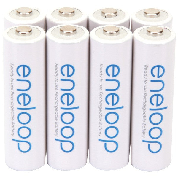 Eneloop Bk-3mcca8ba Eneloop Batteries (aa; 8 Pk)