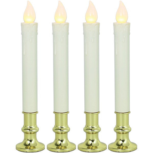 Northpoint Gm8270 Led Flickering Candles With 8-hour Timer, 4 Pack