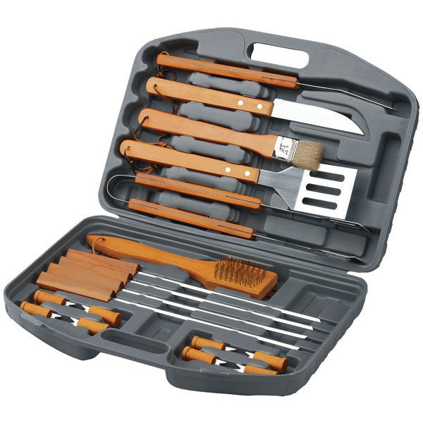 Chefs Basics Hw5231 18-piece Bbq Set With Case