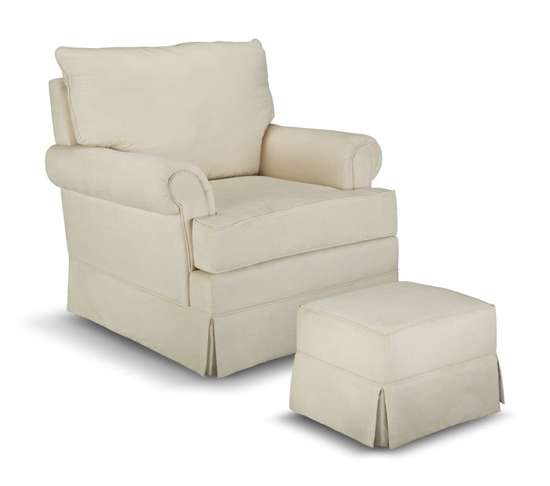 Thomasville Kids 06562-311 Grand Royale Upholstered Glider/ottoman-beige