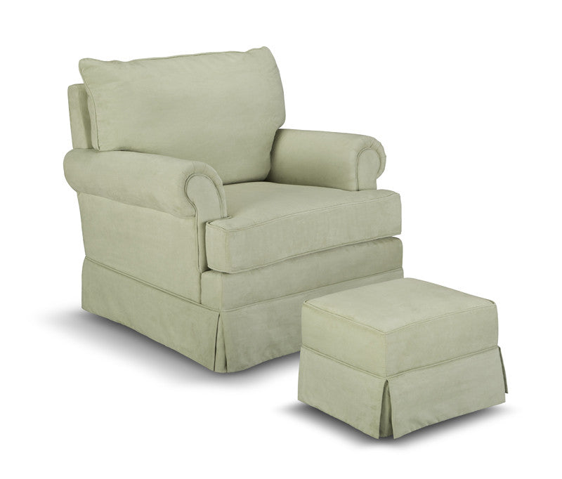 Thomasville Kids 06562-314 Grand Royale Upholstered Glider/ottoman-sage